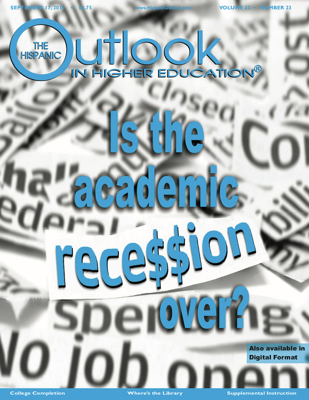 Is the Academic recession over?