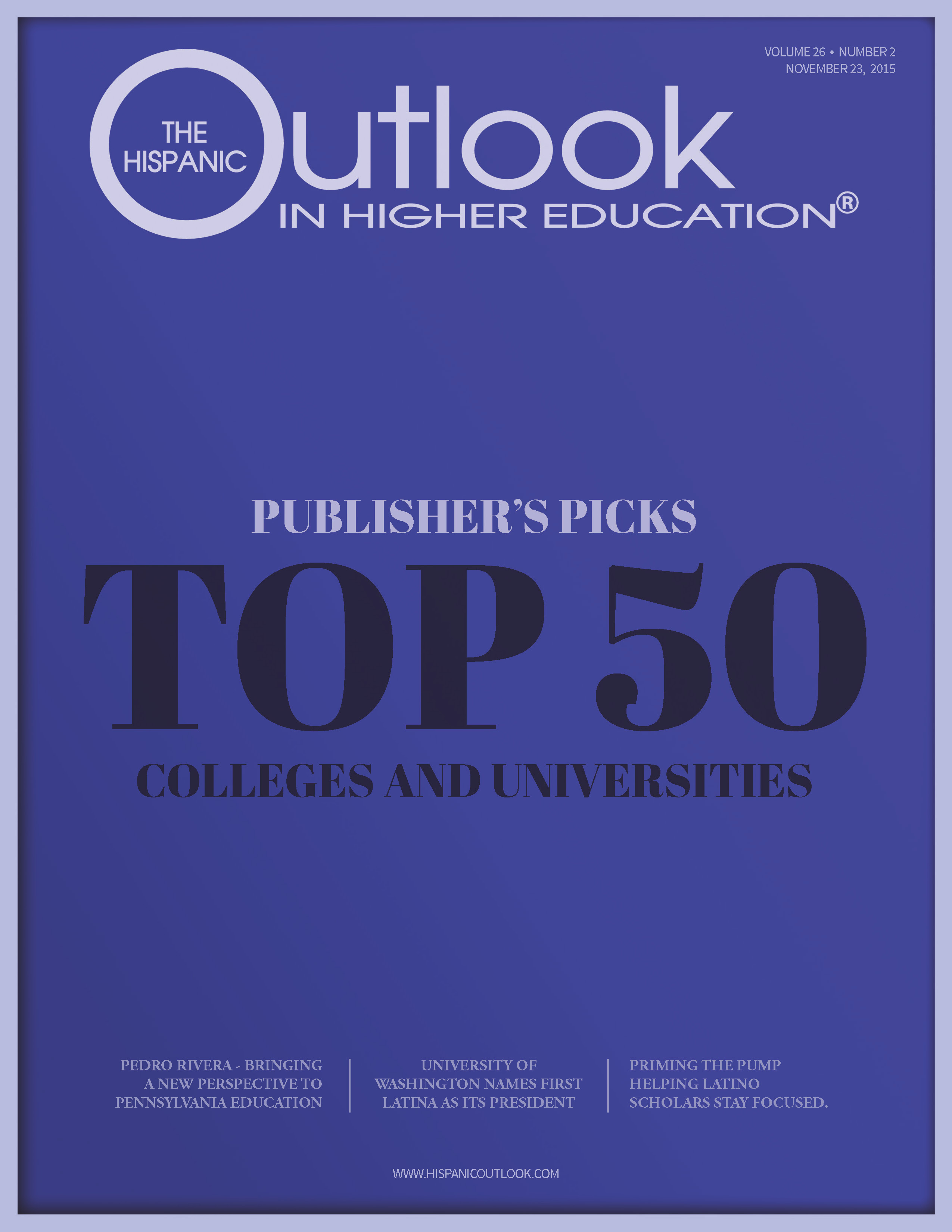 Publisher Picks Top 50 Colleges and Universities